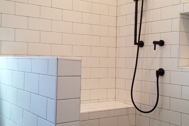 Inspiration for a modern bathroom remodel in Other