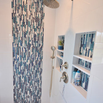 Master Bath Remodel with Blue Inspiration