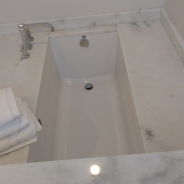 Master Bath room Marble tiles
