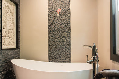 Inspiration for an asian bathroom remodel in Other