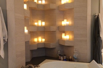 Inspiration for a transitional bathroom remodel in Austin