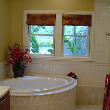 Master Bath Soaking Tub with Overflow Casually Elegant Design for Ho'olei at Gra