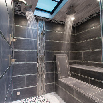 Master Bath Spa Oasis with multiple shower sprays
