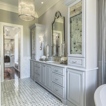 Master Bath Vanity - Mike Ford Custom Homes - Witherspoon Parade Model