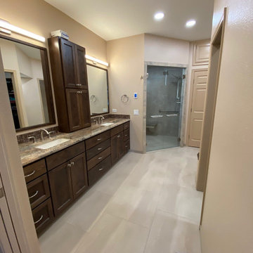 Master Bath with Double Shower