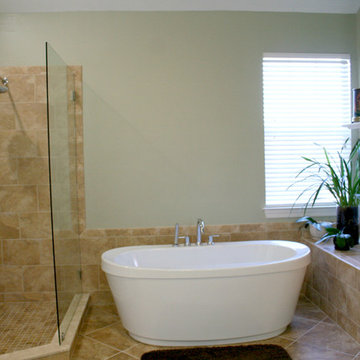 Master Bath with Fireplace