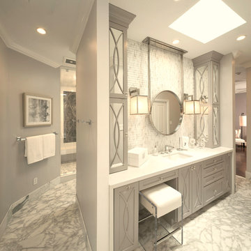 Master Bath with Flair - "Her Vanity"