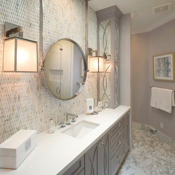 Master Bath with Flair -  "His Vanity"