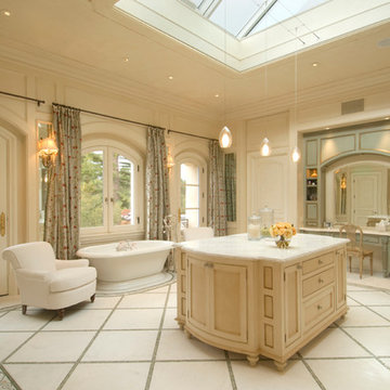 Master Bath with Island and Seating
