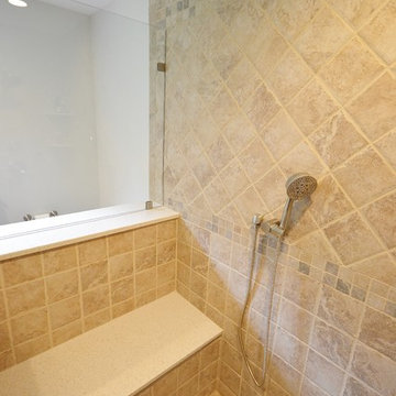 Master Bath with Large Shower plus Seat