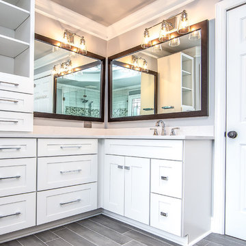 Master Bath with Stunning Tile Work