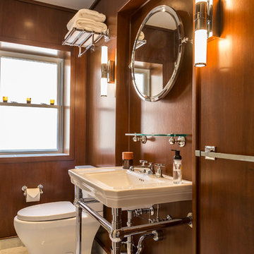 Master Bathroom Art Deco Style Redesign Remodel