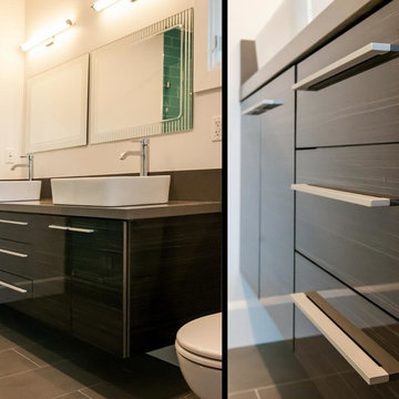 Master Bathroom, Beautiful Modern-style Cabinets.