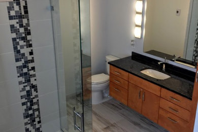 Example of a trendy bathroom design in Other