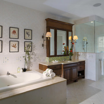 Master Bathroom by Custom Home Builder in Tampa Alvarez Homes - (813) 701-3299