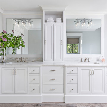 Master bathroom cabinetry