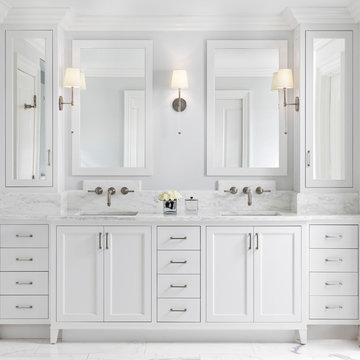 Master bathroom cabinetry