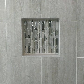 MASTER BATHROOM - Complete remodel 12" x 24" Vertical Tile