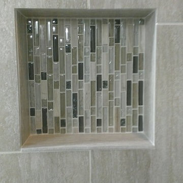 MASTER BATHROOM - Complete remodel 12" x 24" Vertical Tile