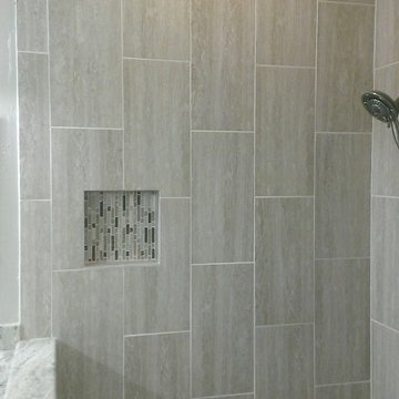 MASTER BATHROOM - Complete remodel 12" x 24" Vertical Tile