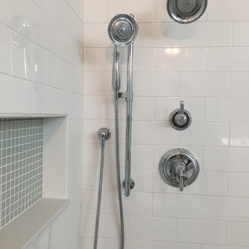 MASTER BATHROOM - Complete Remodel Free Standing Tub / Corner Subway Tile Show