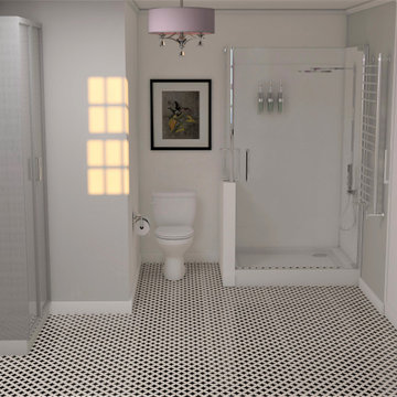 Master Bathroom Design - Future Project Realistic Rendering