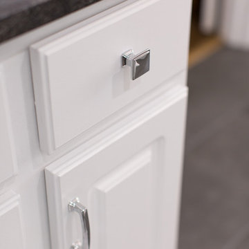 Master Bathroom | Expand Shower | New Tile Floors and Leather Granite Countertop