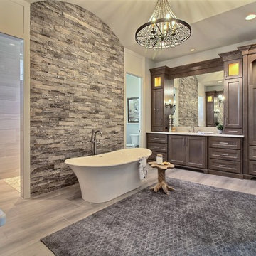 Master Bathroom Extended Vanity : The Cadence : 2018 Parade of Homes
