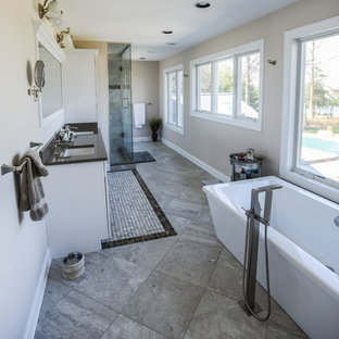 75+ Badezimmer mit Doppeldusche und Sauna Ideen & Bilder - Mai 2021