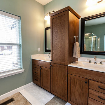 Master Bathroom in Aging in Place Home in St. Louis, Missouri