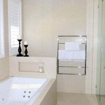 Master Bathroom Jetted Bath & Concealed Toilet