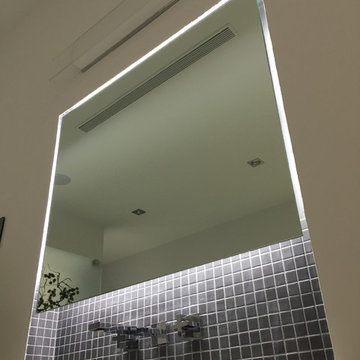 Master bathroom mirror detail
