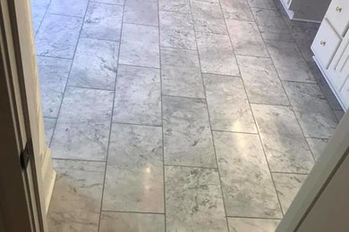 Master Bathroom New Tile Floor - Alpharetta
