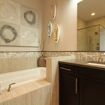 Master Bathroom Porcelain and mosaic in Englewood, CO