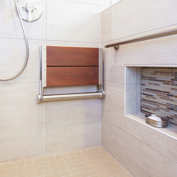 Master Bathroom Remodel with Linear Drain - CairnsCraft Design & Remodel