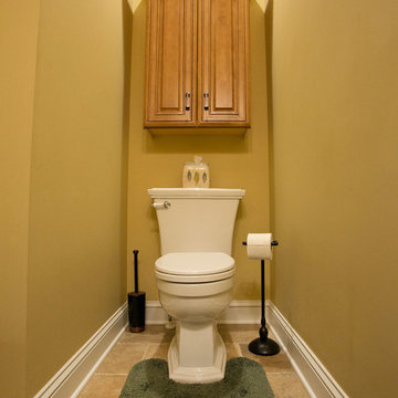 Master bathroom remodel with tile shower