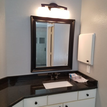 Master bathroom remodeling and Quartz counters
