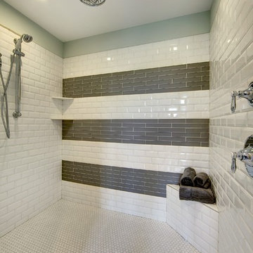 Master Bathroom Shower – Taylor Creek – English Inspired Home – Spring 2015