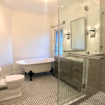 Transitional Master Bathroom in Belmar New Jersey