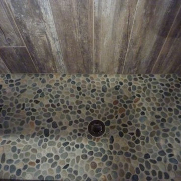 Master Bathroom Transformed With Reclaimed Wood Tile