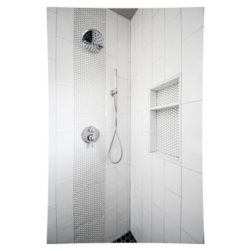 Master Bathroom Updated Layout and Shower