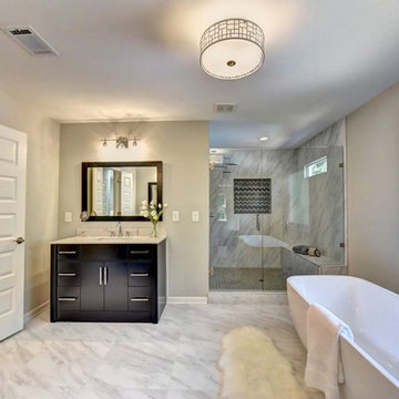 Master Bathroom - Vanity, Shower, Freestanding Tub