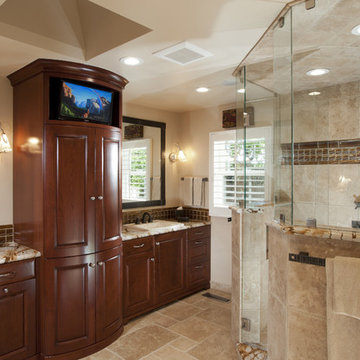 Master Bathroom w/ Extra Large Shower - Saratoga, CA