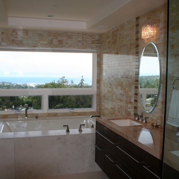 Master Bathroom with an Ocean View | Monterey, CA