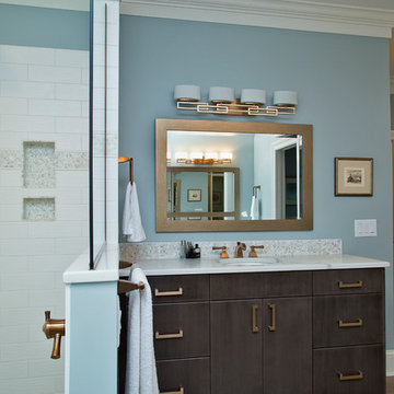Master Bathroom with Champagne Accents