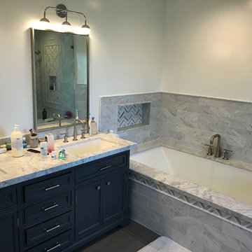Master Bathroom with Detailed Tile Work