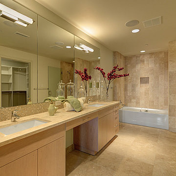 Master Bathroom with Jack and Jill Sinks