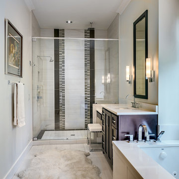 Master Bathroom with Large Walk In SHower