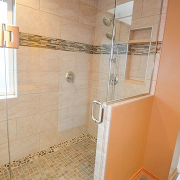 Master Bathroom with Natural Stone - Renton, WA