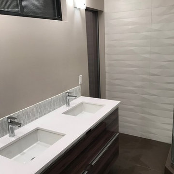 Master Bathroom with Robern vanity